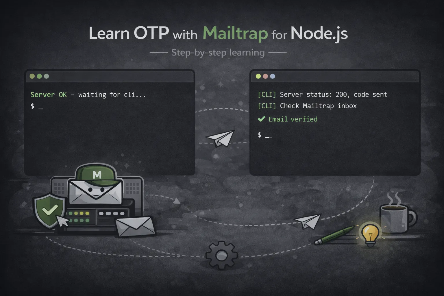 OTP Examples with Mailtrap.io